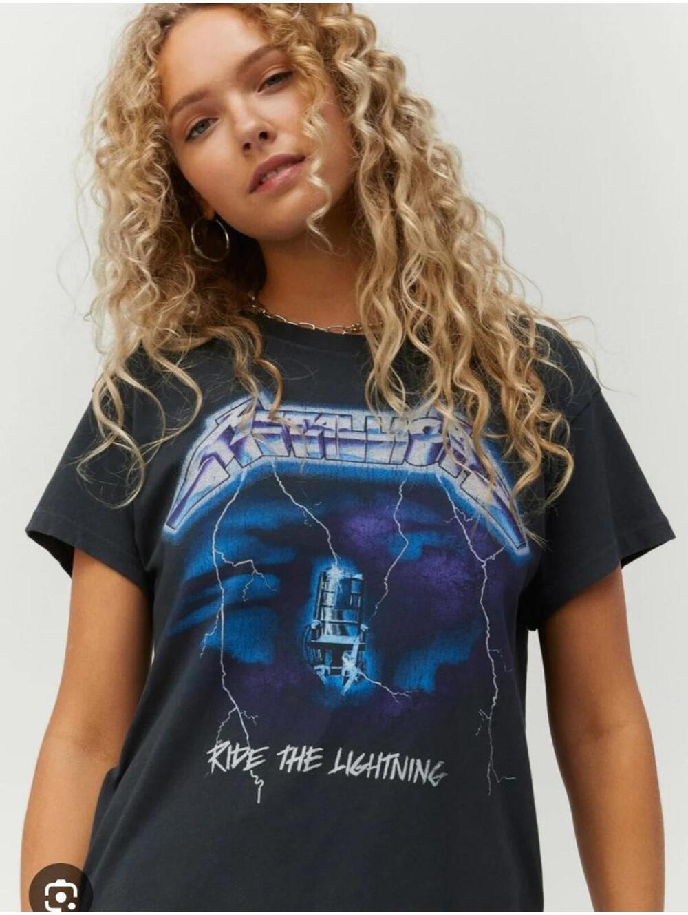 Daydreamer Metallica Ride The Lightning Tee (XS)